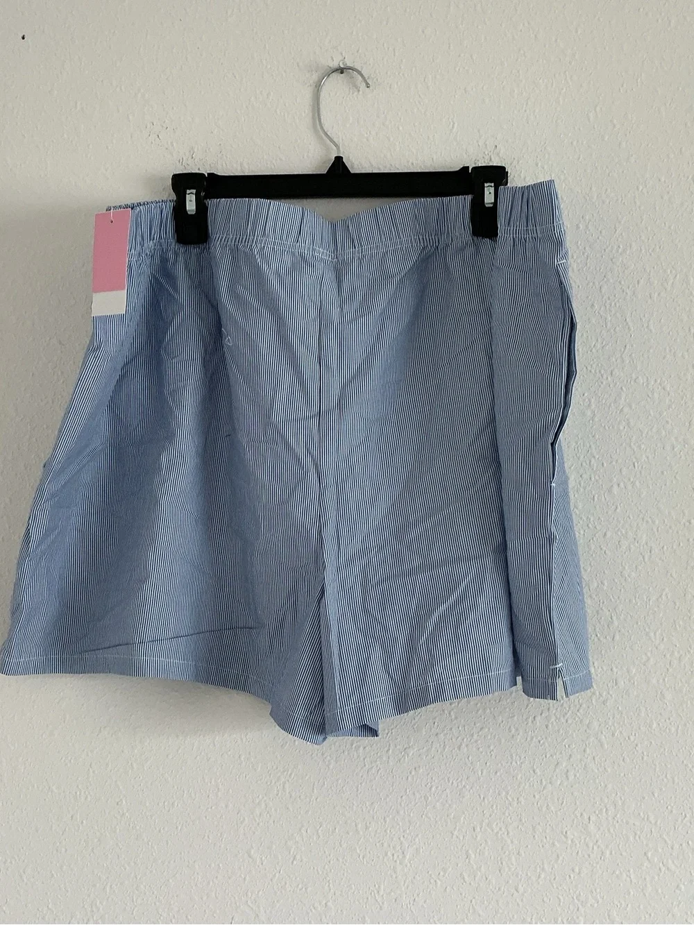 Ford Blue Pinstripe Men's Boxers with Logo